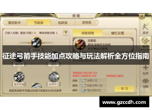 征途弓箭手技能加点攻略与玩法解析全方位指南